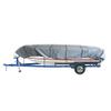 12ft Heavy Duty Trailerable Jon Boat Cover 600D Marine Grade Polyester Boat Cover Fits Jon Boats view 1