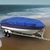12ft Heavy Duty Trailerable Jon Boat Cover 600D Marine Grade Polyester Boat Cover Fits Jon Boats view 4