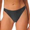 Lejafay Women's High Cut Bikini Panties Stretch Nylon Underwear Half Back Coverage Panties Beachwear Black X-Large view 1
