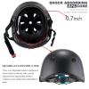 JeeFree Adjustable Gradient Color Skateboard Helmet for 3-5-8-14+AgesToddler Kids Youth Adult Girls Boys Woman.Bike Helmet for Multi-Sports Cycling Bicycle Scooter Inline Roller Skate Rollerblading view 3