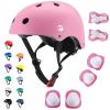 JeeFree Adjustable Gradient Color Skateboard Helmet for 3-5-8-14+AgesToddler Kids Youth Adult Girls Boys Woman.Bike Helmet for Multi-Sports Cycling Bicycle Scooter Inline Roller Skate Rollerblading view 1