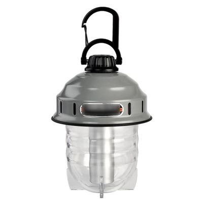 PPLL Electric Lanterns Rechargeable Outdoor Camp Lights, LED Mood Lights, Suitable for Outdoor Tent Camping Lighting (Color : Gray, Size : 8.8 * 11.1cm)