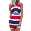 Elegant Casual Skirt Thailand Flag Girls Summer Sunny Beach Dress 4XL view 1