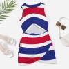 Elegant Casual Skirt Thailand Flag Girls Summer Sunny Beach Dress 4XL view 3