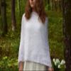 Wedding cape shawl Knit wedding wrap mohair bridal scarves poncho ivory white bridal cape women scarf shrug shoulder cover up Knitted stole (ivory) view 2
