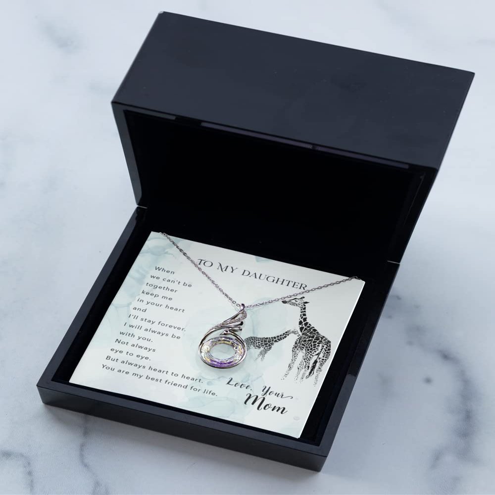 zapbest Rising Phoenix Necklace Luxury Box You are My Best Friend, Necklace for Daughter, from Mom, Birthday Necklace for Daughter, Appreciation Necklace, M