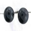 12mm Round Natural Black Onyx Cabochon Cab Gemstone Gem Cufflink Cuff Link CL13 view 1