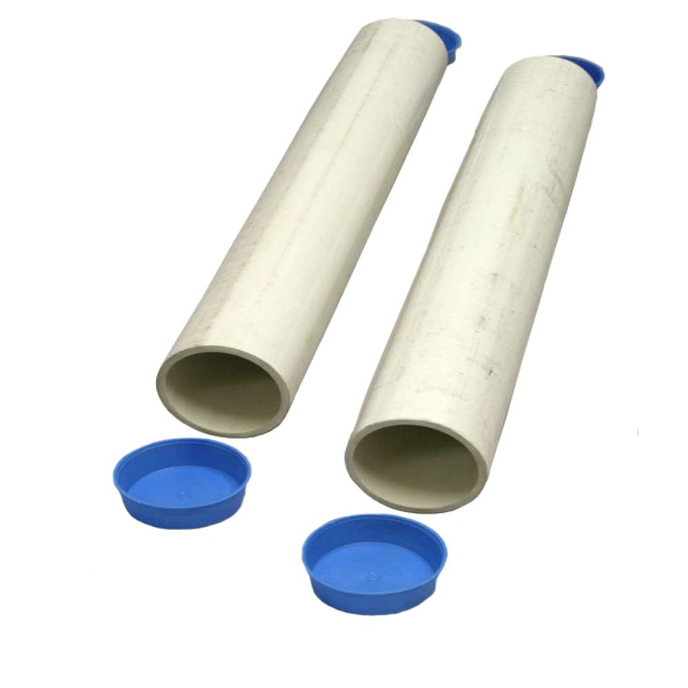 Douglas GS-24RD/PVC Ground Sleeves for Tennis Courts, 24" Long for 2-7/8" OD Posts