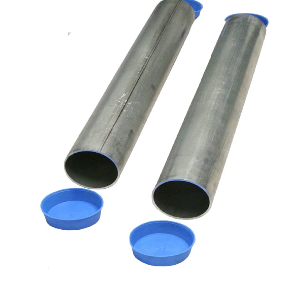 Douglas GS-24RD/AL Aluminum Ground Sleeves for Tennis Courts, 24" Long for 2-7/8" OD Posts