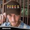 ALLNTRENDS Poker Embroidered Trucker Hat Cool Graphic Cap (White) view 2