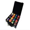 Aluminum Pool Ball case and a Set of Pool Ball view 1