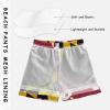 Aflyko Patriot Boys' Board Shorts Maryland Flag Swim Trunk Girls Bathing Suit Little Kid Swimwear view 3