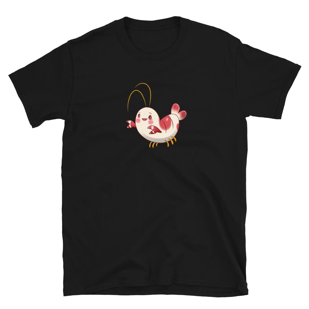 Pistol Shrimp Shirt | Cute Shrimp Gift | Aquarium T-Shirt | Unisex Shirt for Shrimp Keeper Black
