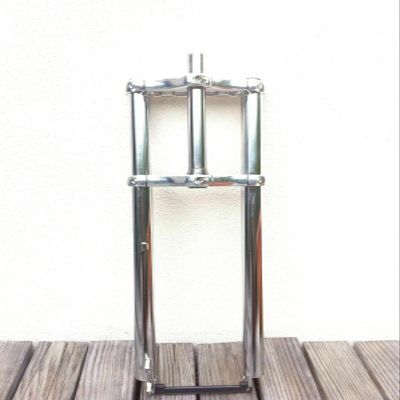 Chrome Bicycle Fat Triple Tree Fork 1-1/8" Threadless DISC Brake Tab