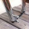 Chrome Bicycle Fat Triple Tree Fork 1-1/8" Threadless DISC Brake Tab view 2