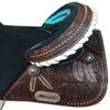 Double T 16" Leather Treeless Saddle view 3