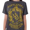 Harry Potter Hufflepuff Quidditch Team Adult T-Shirt(XXL, Charcoal Heather) view 4