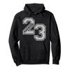 #SENIOR 23 - SENIOR 2023 RETRO WHITE & GRAY GRAD SWAG GIFT Pullover Hoodie view 1