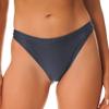 QinCiao Women's Glossy Hipster Underwear Low Rise Full Briefs Breathable Bikini Swim Bottoms Grey X-Large view 2