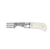 Genuine Damascus Portable Knife and Fork Steak Set for Picnic Outdoor Fine Dining Damascus Blade Rare buffalo Bone Handle Handmade view 3
