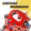 Tutoing Kids Adults Karate Headgear, with Removable PC Face Shield Eva High-Density Foam Taekwondo Helmet Multiple Vents for Sparring Grappling Muay Thai Kickboxing MMA Karate Taekwondo Training view 3