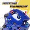 Tutoing Kids Adults Karate Headgear, with Removable PC Face Shield Eva High-Density Foam Taekwondo Helmet Multiple Vents for Sparring Grappling Muay Thai Kickboxing MMA Karate Taekwondo Training view 3