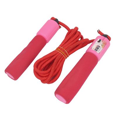 Ruilogod Resettable Counter Adjustable Exercise Skip Jump Jumping Rope 2.5m Red (id: a47 ddd b30 4e0 7d4
