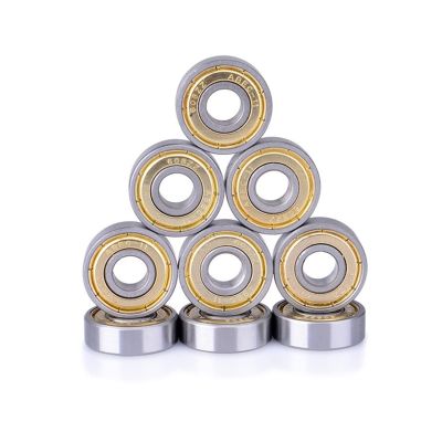 SUOFEILAIMU Pro ABEC-11 608ZZ Carbon Steel High Speed Mute Bearings Roller Skates Kick Scooter Skateboard Bearing Parts (Color : 16pcs ABEC-11)