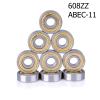 SUOFEILAIMU Pro ABEC-11 608ZZ Carbon Steel High Speed Mute Bearings Roller Skates Kick Scooter Skateboard Bearing Parts (Color : 16pcs ABEC-11) view 2