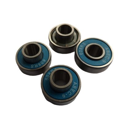 SUOFEILAIMU 16pcs 608RS P5 Skateboard Roller Skates Drift Board Longboard Bearing ABEC-9 Integral Shaft Bearings 8x22x12.6mm