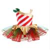 Moggemol Kids Girls Sequins Striped Tutu Dance Dress Figure Skating Dress Christmas Party Candy Cane Costume Colourful 10 view 1