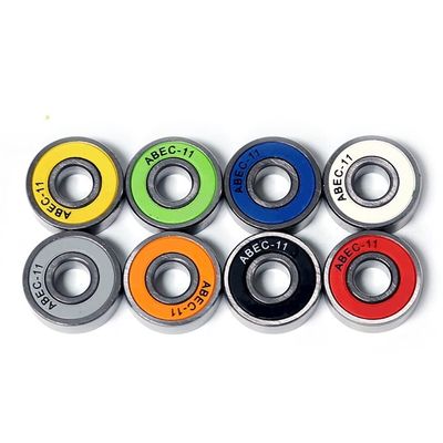 SUOFEILAIMU 8pcs ABEC-11 608 8mm Inline Roller Skates Bearing for Scooter Skateboard Wave Board Skates Longboard Downhill