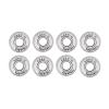 SUOFEILAIMU 8Pcs 608RS Bearings High Performance Roller Skate Scooter Skateboard Longboards ABEC-11 Bearing (Color : White) view 1