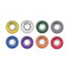 SUOFEILAIMU 8Pcs 608RS Bearings High Performance Roller Skate Scooter Skateboard Longboards ABEC-11 Bearing (Color : White) view 2