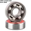 SUOFEILAIMU 8pcs 608RS Ceramic Ball Bearing Roller Skate Snowboard Skateboard Bearings Professhional High Speed Mute Bearings (Color : 8pcs White Ceramic 2) view 2