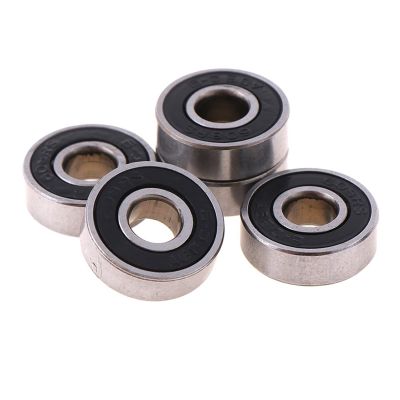 SUOFEILAIMU 5pcs 608 2RS Inline Roller Skate Wheel Bearing 8x22x7mm Skateboard Wheel Bearing Red Sealed Shaft ABEC-9 (Diameter : Black)