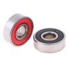 SUOFEILAIMU 5pcs 608 2RS Inline Roller Skate Wheel Bearing 8x22x7mm Skateboard Wheel Bearing Red Sealed Shaft ABEC-9 (Diameter : Black) view 4