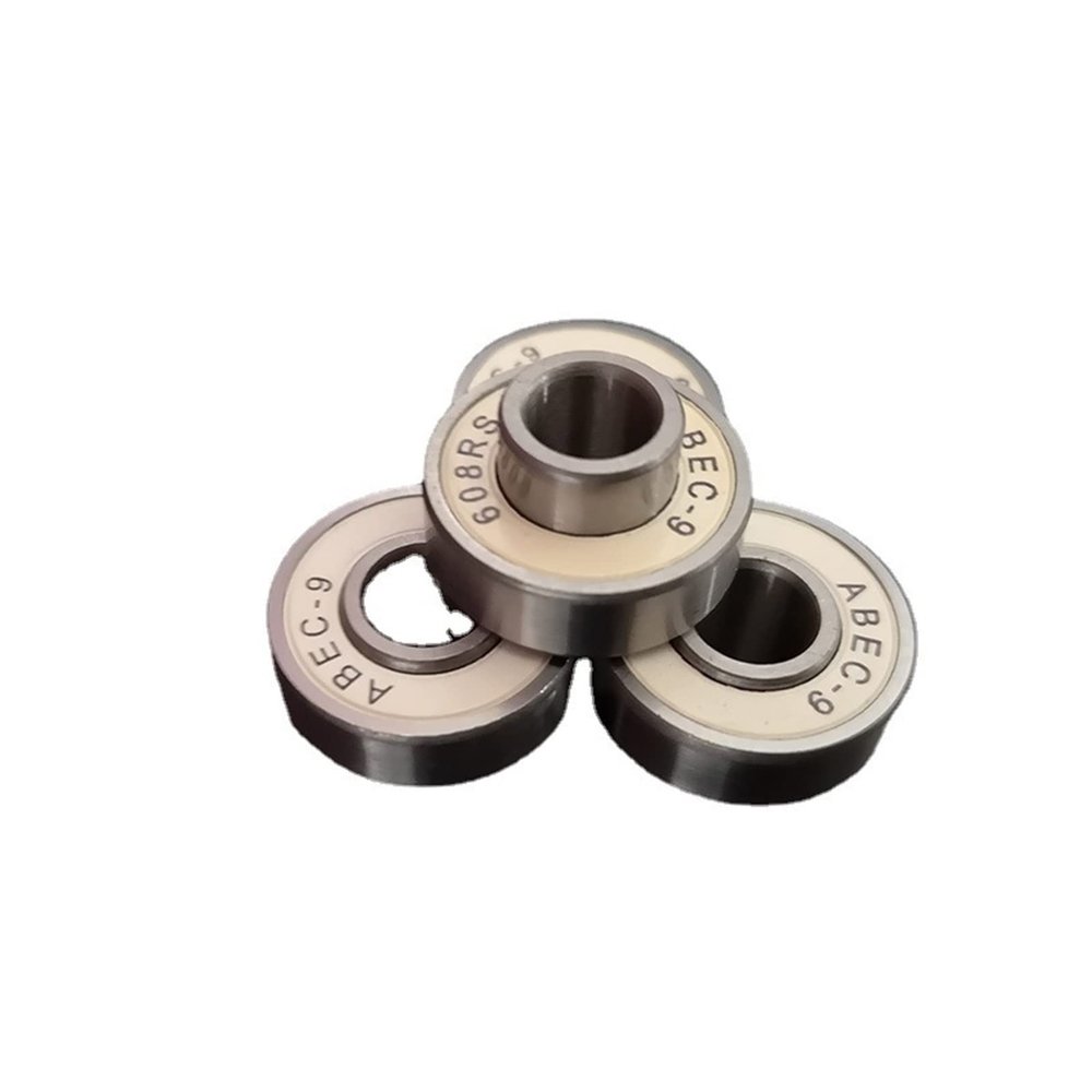 SUOFEILAIMU 16pcs 608RS Skateboard Inline Roller Skates Drift Board Longboard Bearing ABEC-9 P5 Integral Shaft Bearings 8x22x12.6mm