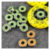 SUOFEILAIMU 608 2RS Inline Roller Skate Wheel Bearing ILQ-9 Skateboard Wheel Bearing Roller Skating 8x22x7mm Shaft (Color : 16pcs Yellow) view 2