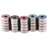 SUOFEILAIMU 5pcs 608 2RS Inline Roller Skate Wheel Bearing 8x22x7mm Skateboard Wheel Bearing Red Sealed Shaft ABEC-9 (Diameter : Blue) view 3