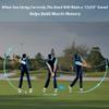 MAZEL Golf Swing Trainer Aid Improve Flexibility,Tempo,Rhythm,Balance and Strength | Golf Warm-up Stick for Chipping,Driving and Hitting,Golf Arm Band Included (Blue) view 4