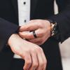 LuckyAmor Anxiety Ring for Women Spinner Rings:Rotating Rings Stainless Steel 6mm Moon Star Anxiety for Men Band Jewelry Gift for Women Size 6 7 8 9 10 view 3