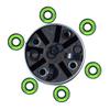 SUOFEILAIMU MS2305-8 Skateboard Bearings ABEC-9 Pro Longboard Bearing 22x7mm Skateboard Roller Wheel Steel Bearings view 4