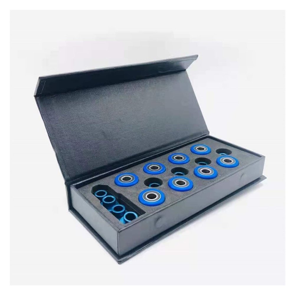 SUOFEILAIMU High Precise 688 608 Smooth Speed Skating Bearing for Inline Speed Race Competition Skating Speed Bearing (Color : 16 Bearing 8 Spacer)