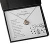 zapbest Crown Pendant Necklace My Daughter Necklace, Birthday Necklace for Daughter, from Father, Mother, Graduation Necklace from Mom, Dad, Crown Pendant N view 1