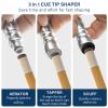 Adhafera Cue Tip Shaper, 3 in 1 of Pool Cue Tip Shaper, The Pool Cue Accessories for Effective and Rapid Repair Cue Tip view 3