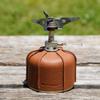 BLUE CRAFT Gas Canister Cover Propane Cylinder Cover PU Leather Protective Cover for Gas Tank Fuel Tank Camping Protector Storage Bag Gas Cylinder Tank Accessories (Brown, 250g/230g) view 3