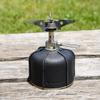 BLUE CRAFT Gas Canister Cover Propane Cylinder Cover PU Leather Protective Cover for Gas Tank Fuel Tank Camping Protector Storage Bag Gas Cylinder Tank Accessories (Black, 250g/230g) view 3