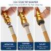 Adhafera Cue Tip Shaper, 3 in 1 of Pool Cue Tip Shaper, The Pool Cue Accessories for Effective and Rapid Repair Cue Tip view 3