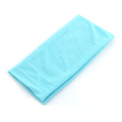 Ruilogod Spandex Outdoors Sports Elastic Scarf Neck Tube Stretchy Headband Face Blue (id: 26d c0f a2d 46c 803